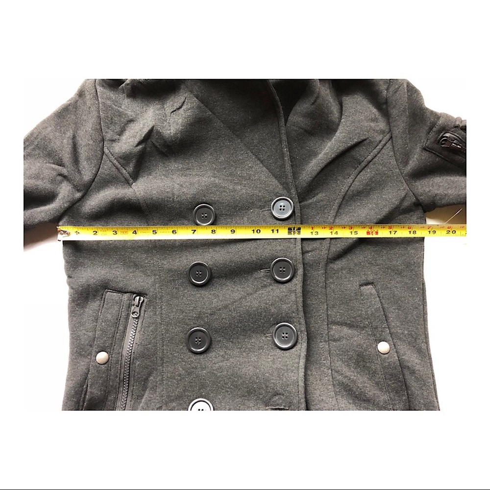 Charcoal grey double breasted jacket - Picture 5 of 8